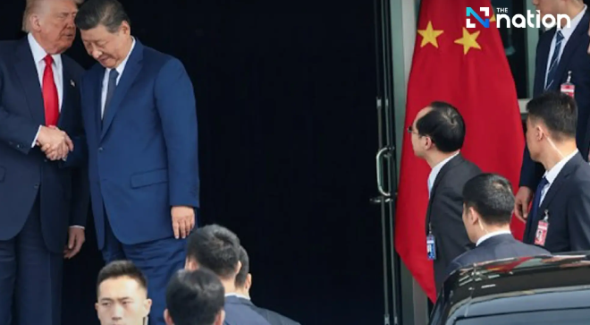 Trump Pangkas Tarif Impor China Jadi 47% Setelah Pertemuan Langka dengan Xi Jinping